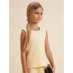 Vero Moda Girls Self Design Pure Cotton Regular Top-picture-21