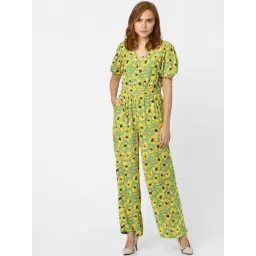 Vero Moda Green & Yellow Floral Print Jumpsuit-picture-37