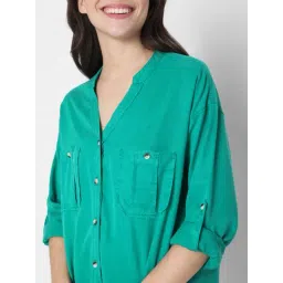 Vero Moda Green Full Sleeves Shirt image 5