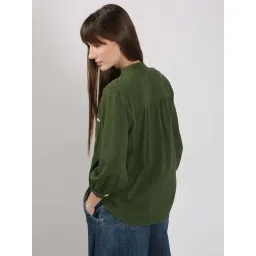 Vero Moda Green Lace Shirt image 3