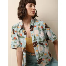 Vero Moda Green Printed Shirt-picture-23