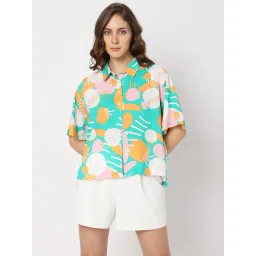 Vero Moda Green Printed Shirt-picture-38