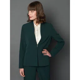Vero Moda Green Regular Fit Blazer-picture-14
