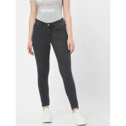 Vero Moda Grey Solid Jeans-picture-33