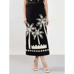 Vero Moda Jet Black Printed Skirt-picture-42