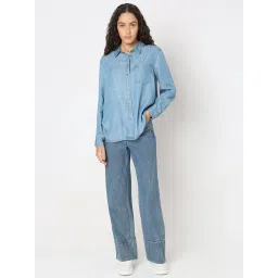 Vero Moda Light Blue Shirt image 4