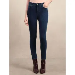 Vero Moda Medium Blue Cotton Skinny Fit Jeans-picture-42
