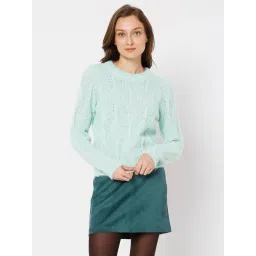 Vero Moda Mist Green Textured Sweater-picture-30