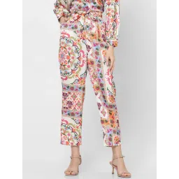Vero Moda Multicolor Printed Regular Fit High Rise Pants-picture-12