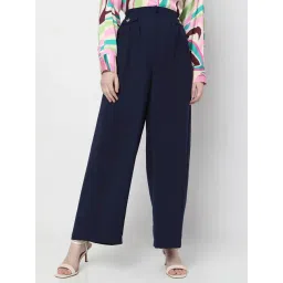 Vero Moda Navy Flared Fit Pants-picture-25