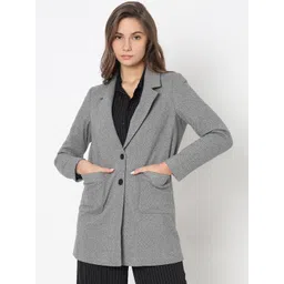 Vero Moda Notched Lapel Collar Single-Breasted Overcoat-picture-14