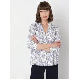 Vero Moda Off White Floral Print Shirt-picture-31