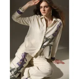 Vero Moda Off White Printed Shirt-picture-43