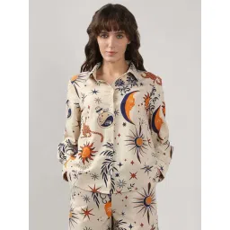 Vero Moda Off White Printed Shirt-picture-41