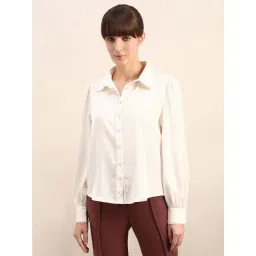 Vero Moda Off White Regular Fit Shirt-picture-15