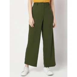 Vero Moda Olive Flared Fit Pants-picture-32