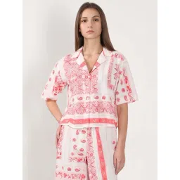 Vero Moda Pink-A-Boo Printed Casual Shirt-picture-47