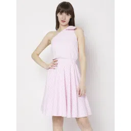 Vero Moda Pink A-Line Dress-picture-16