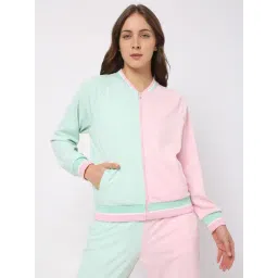 Vero Moda Pink & Green Color-Block Sweatshirt-picture-20