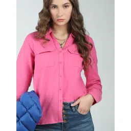 Vero Moda Pink Regular Fit Shirt-picture-22