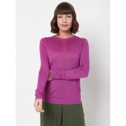 Vero Moda Pink Regular Fit Sweater-picture-17