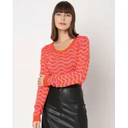 vero moda Printed Round-Neck Pullover-picture-16