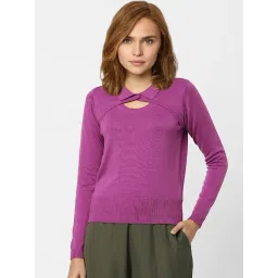 Vero Moda Purple Regular Fit Sweater-picture-41