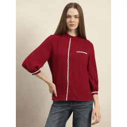 Vero Moda Red Cotton Regular Fit Shirt-picture-15
