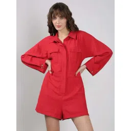 Vero Moda Red Regular Fit Jumpsuit-picture-31
