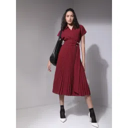 Vero Moda Red Regular Fit Midi Dress-picture-34