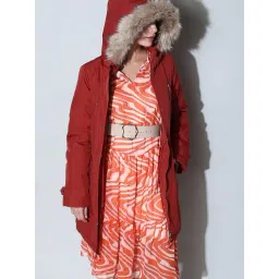 Vero Moda Red Regular Fit Parka Jacket-picture-18