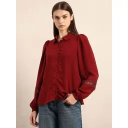 Vero Moda Red Regular Fit Shirt-picture-20