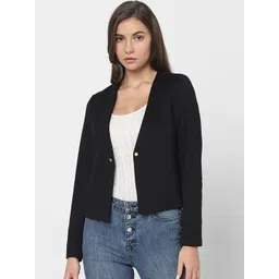 Vero Moda Shawl Collar Long Sleeves Open Front Formal Blazer-picture-16