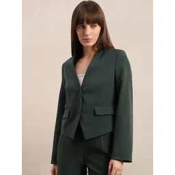 Vero Moda Shawl Collar Single Breasted Blazer-picture-17