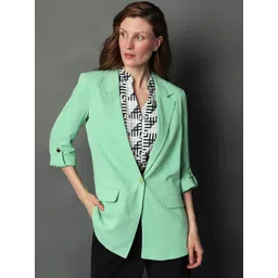 Vero Moda Single Breasted Notched Lapel Blazers-picture-26