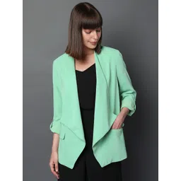 Vero Moda Single Breasted Shawl Collar Blazers-picture-18