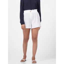 vero moda Striped Women Beige Regular Shorts-picture-14