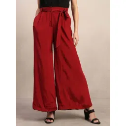 Vero Moda Sun-Dried Tomato Straight Fit Trousers-picture-19