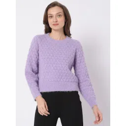 Vero Moda Violet Self Design Sweater-picture-32