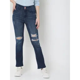 vero moda VM GAZLIN HR RINSE BOOTCUT JEANS-picture-24