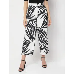 Vero Moda White & Black Printed Pants-picture-19