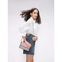 Vero Moda White Cotton Self Design Shirt-picture-30