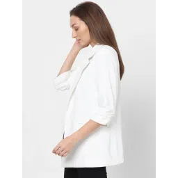 Vero Moda White Regular Fit Blazer image 4