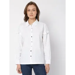 Vero Moda White Regular Fit Shirt-image-22