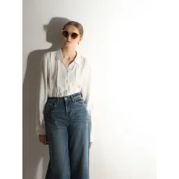 Vero Moda White Viscose Regular Fit Shirt-image-33