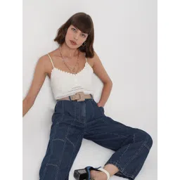 Vero Moda Women Blue Straight Fit High-Rise Jeans-picture-41