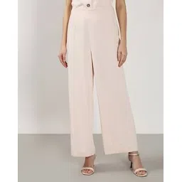 vero moda Women Boot Fit Flat-Front Trousers-picture-16