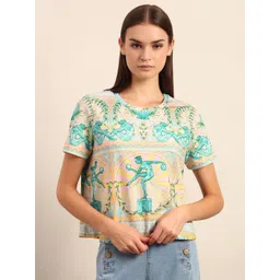 Vero Moda Women Graphic Printed Round Neck T-shirt-picture-33