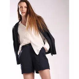 Vero Moda Women Mid-Rise Pure Cotton Shorts With Belt-picture-35