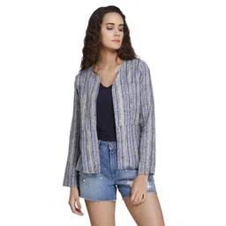 vero moda Women Printed Single Breasted Casual Blazer-picture-17